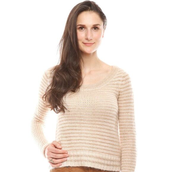 Anthropologie Charlotte Tarantola Lurex Sweater L - Picture 1 of 8